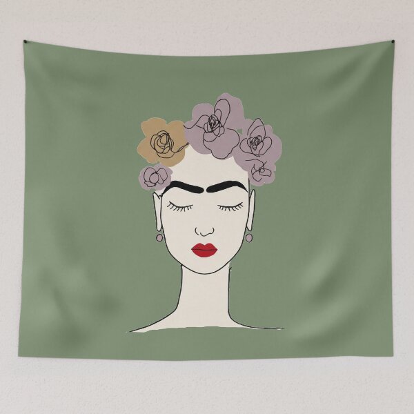 Item preview, Frida Kahlo lineart design designed and sold by Pjotre7.