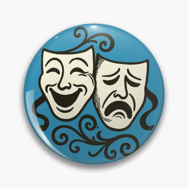 Item preview, Comedy and Tragedy  designed and sold by FrictionMaxxing.