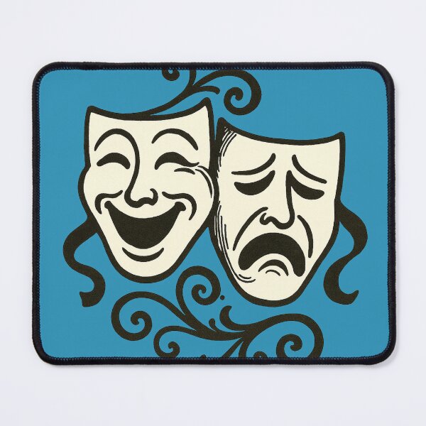 Item preview, Comedy and Tragedy designed and sold by FrictionMaxxing.