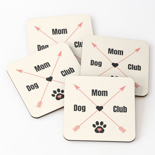 Item preview, Dog Mom Club – Minimalist design for female dog lovers designed and sold by Kreativa1.
