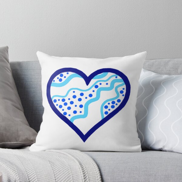 Item preview, Abstract Blue Heart designed and sold by Pandaerable.