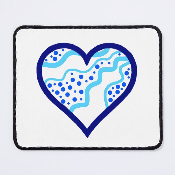 Item preview, Abstract Blue Heart designed and sold by Pandaerable.