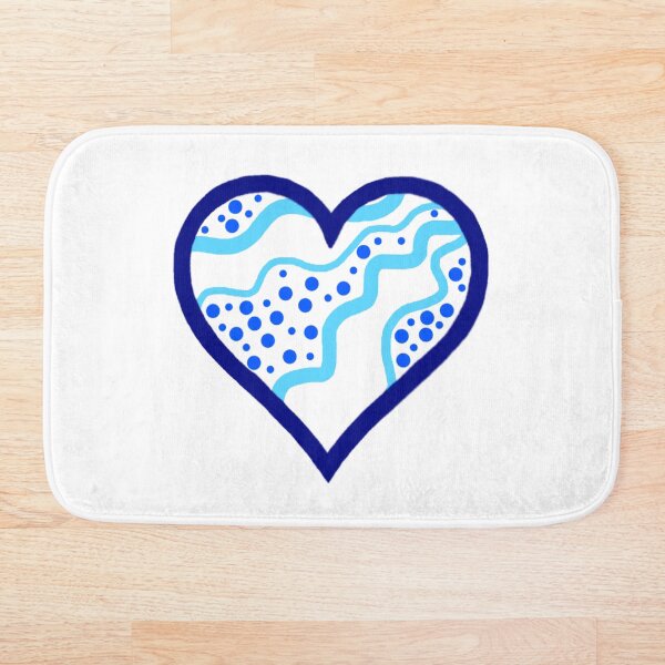 Item preview, Corazón azul abstracto designed and sold by Pandaerable.
