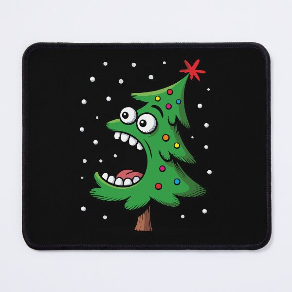 Item preview, Crazy Funny Christmas Tree Cartoon Design designed and sold by Le Shok Art.