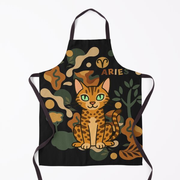 Item preview, Zodiac Aries Bengal Cat designed and sold by Angelic Gangster.