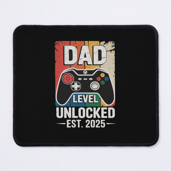 Item preview, New Dad Level Unlocked 2025 Leveled Up To Daddy Gaming Dad designed and sold by MinaReinger.