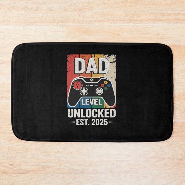 Item preview, New Dad Level Unlocked 2025 Leveled Up To Daddy Gaming Dad designed and sold by MinaReinger.