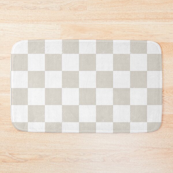 Item preview, Copy of Distressed look soft light grey and white chess checkers checkerboard designed and sold by PrettywithColor.