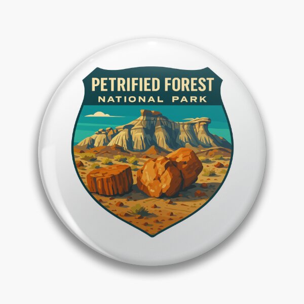 Item preview, Petrified Forest National Park Retro Sticker designed and sold by Ismeal Von.