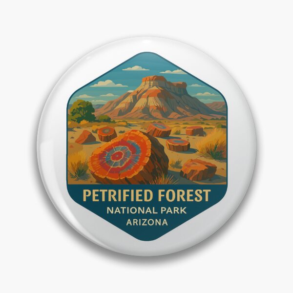 Item preview, Petrified Forest National Park Retro Sticker designed and sold by Ismeal Von.