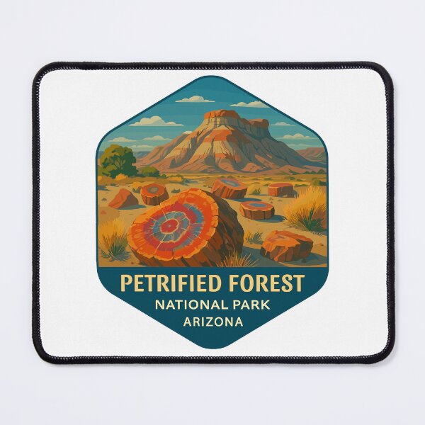 Item preview, Petrified Forest National Park Retro Sticker designed and sold by Ismeal Von.