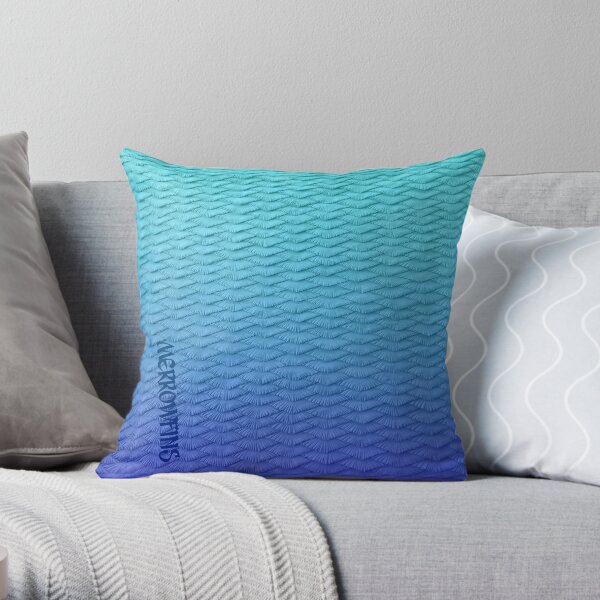 Gradient Leggings Blue Throw Pillow