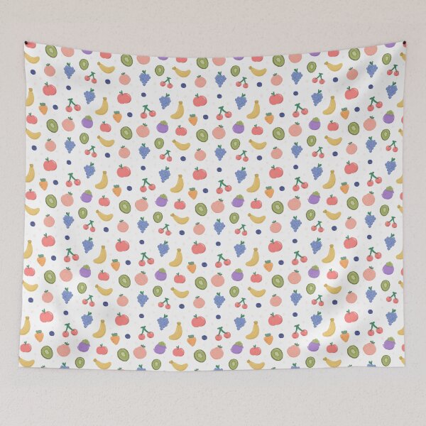 Item preview, Rough Stipple Cute Mixed Fruit Pattern designed and sold by Wodstudio08.