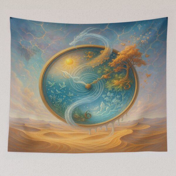 Item preview,  The Clock That Breathes the Seasons designed and sold by Tommandjerry.