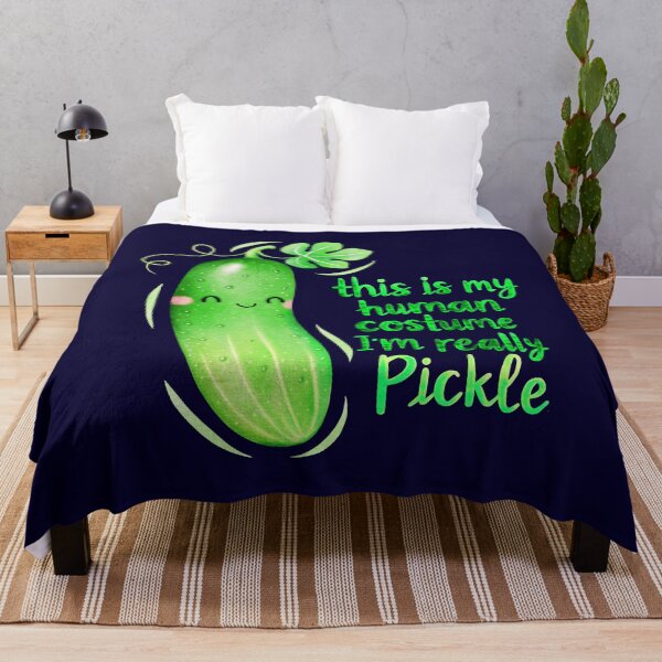 Item preview, Funny Sarcasm This is My Human Costume I'm Really Pickle designed and sold by Zayavca.