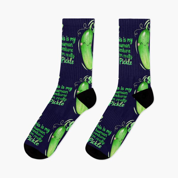 Item preview, Funny Sarcasm This is My Human Costume I'm Really Pickle  designed and sold by Zayavca.