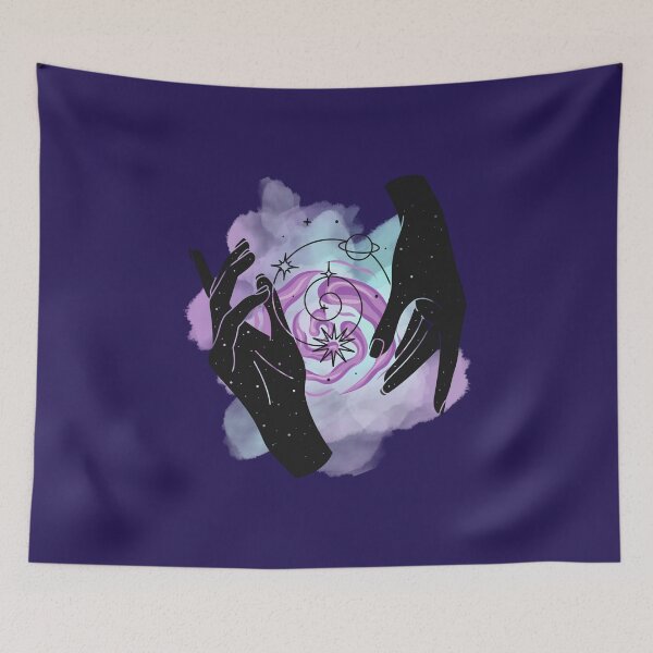 Item preview, ‏Cosmic Hands – Celestial Magic and Energy Art designed and sold by YonaBoutiquee.