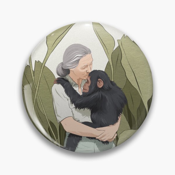 Item preview, Jane Goodall designed and sold by Didi Draws.