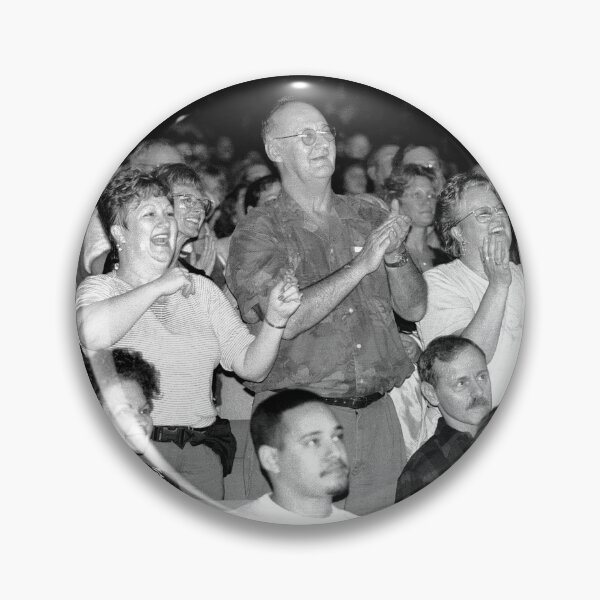 Item preview, Excited Concert Fans Clapping For Tina Turner - BW Photograph designed and sold by ConcertImages.
