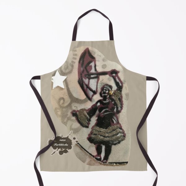 Item preview, Portrait of a tightrope walker with an umbrella designed and sold by marysfarbklecks.