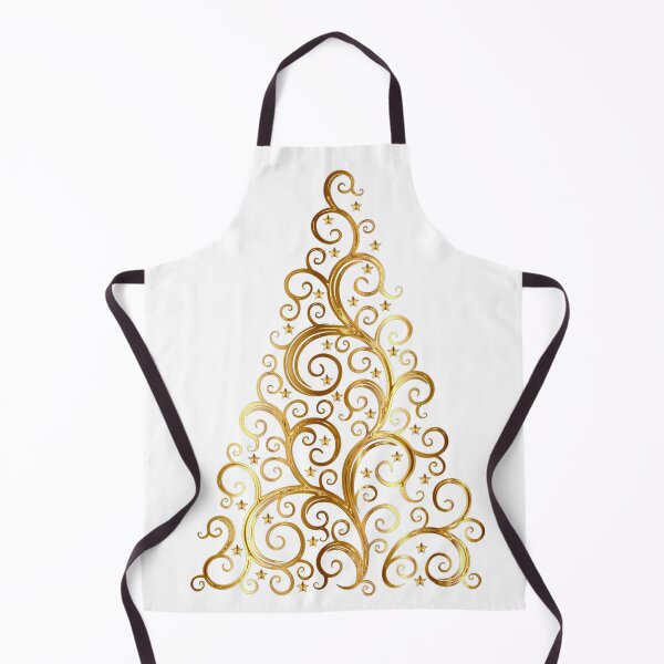 Item preview, Golden ornate Christmas tree designed and sold by AnnabellaRh.