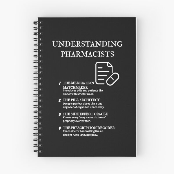 Item preview, Understanding Pharmacists – Masters of Pills, Patience, and Prescription Decoding – Black designed and sold by PsyFlow35.