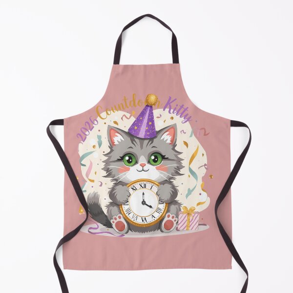 Item preview, Cat New Year Countdown – 2026 Rescue Kitty designed and sold by Jackypoo Design.