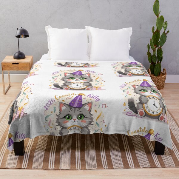 Item preview, Cat New Year Countdown – 2026 Rescue Kitty designed and sold by Jackypoo Design.