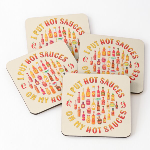 Item preview, I Put Hot Sauces On My Hot Sauces - Funny Sticker for Spicy Lovers designed and sold by Pingestre.