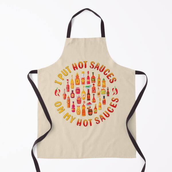 Item preview, I Put Hot Sauces On My Hot Sauces - Funny Sticker for Spicy Lovers designed and sold by Pingestre.