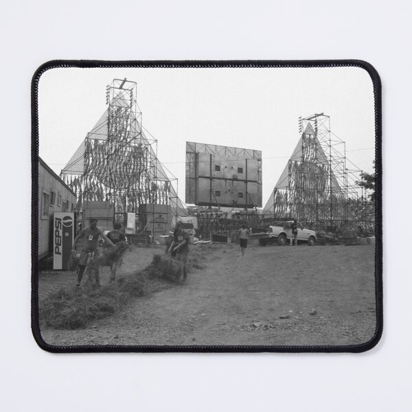 Item preview, Back Stage At Woodstock 94 In Saugerties, NY - BW Photograph designed and sold by ConcertImages.