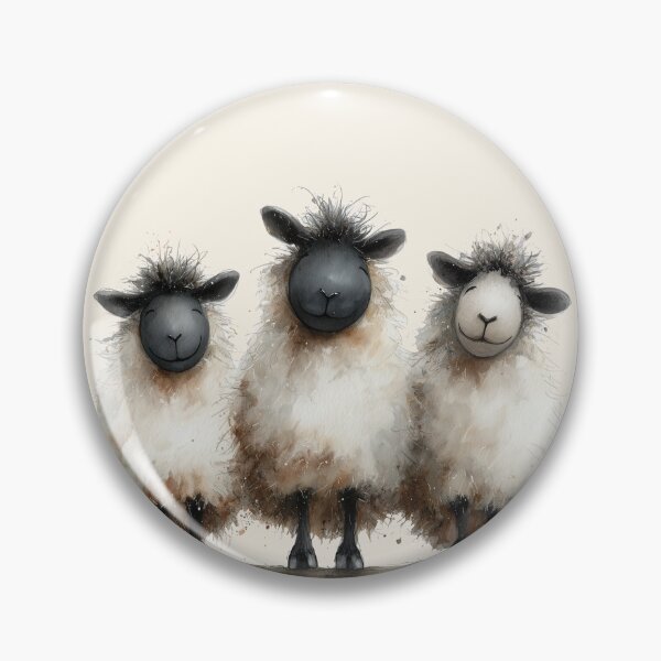 Item preview, Gorgeous Valaise Blacknose Sheep ' THe HaPPY SHeeP ' BY SHiRLeY MacARTHuR designed and sold by Shirley MacArthur Art.