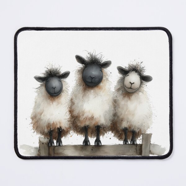 Item preview, Gorgeous Valaise Blacknose Sheep ' THe HaPPY SHeeP ' BY SHiRLeY MacARTHuR designed and sold by Shirley MacArthur Art.