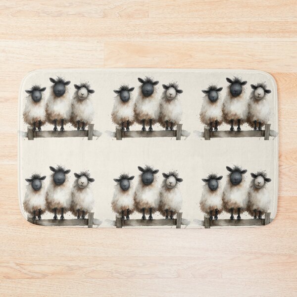 Item preview, Gorgeous Valaise Blacknose Sheep ' THe HaPPY SHeeP ' BY SHiRLeY MacARTHuR designed and sold by Shirley MacArthur Art.