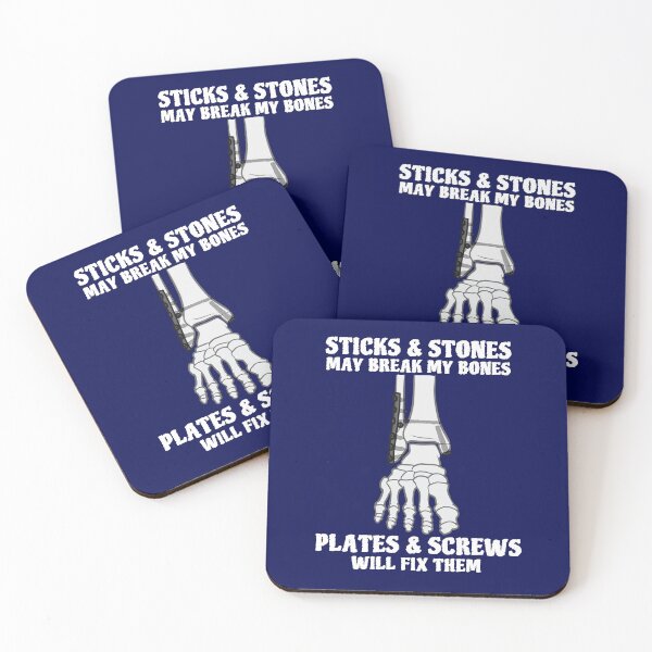Item preview, Sticks & Stones - Light Text designed and sold by milesromney.