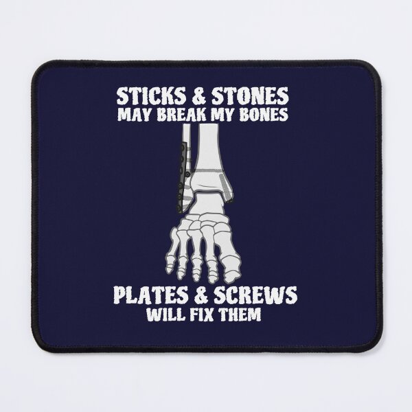 Item preview, Sticks & Stones - Light Text designed and sold by milesromney.