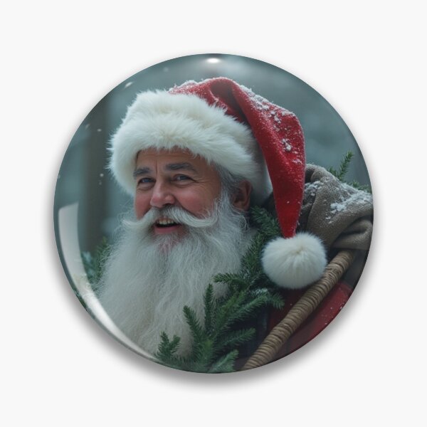 Item preview, happy Santa Claus in the forest - Christmas magic - Merry Christmas designed and sold by Connys Colorful World.