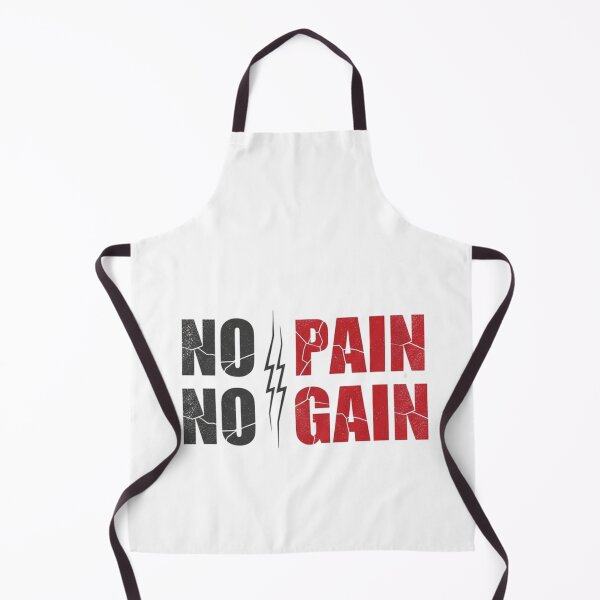 Item preview, No Pain No Gain – Motivational Fitness Quote Design designed and sold by Kavya Art.