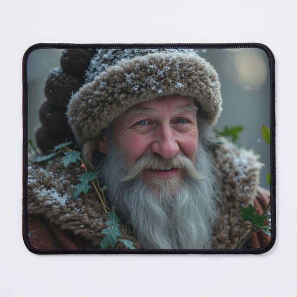 Item preview, charming Santa Claus in Nordic Viking Style - Magical Christmas Cards designed and sold by Connys Colorful World.
