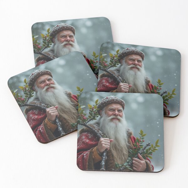 Item preview, Santa in Nordic Viking Style - Magical Christmas Cards designed and sold by Connys Colorful World.