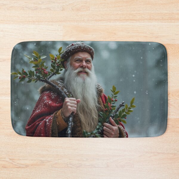Item preview, Santa in Nordic Viking Style - Magical Christmas Cards designed and sold by Connys Colorful World.