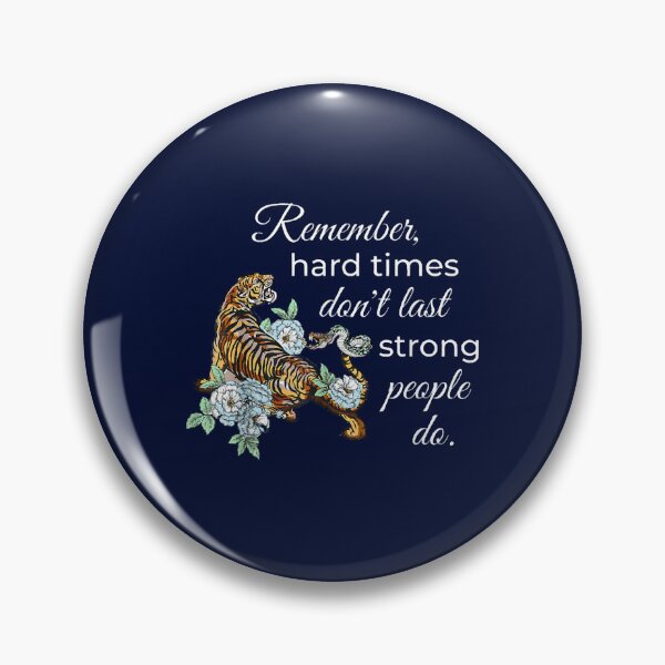 Item preview, Inspirational Hard Times Strong People Quote designed and sold by OtisElias.