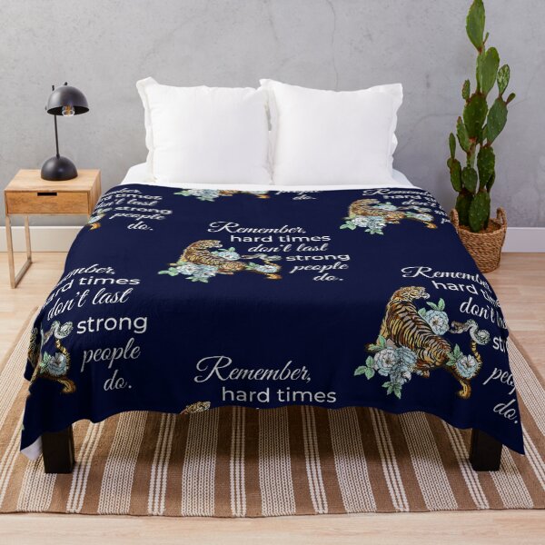 Item preview, Inspirational Hard Times Strong People Quote designed and sold by OtisElias.