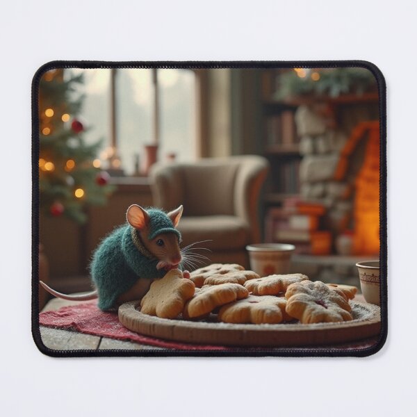 Item preview, lovingly designed Christmas mouse - magical Christmas cards designed and sold by Connys Colorful World.