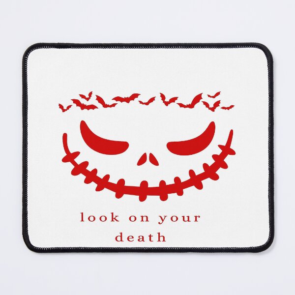 Item preview, Look on Your Death – Dark Horror Red Skull Minimal Design designed and sold by SKS221.