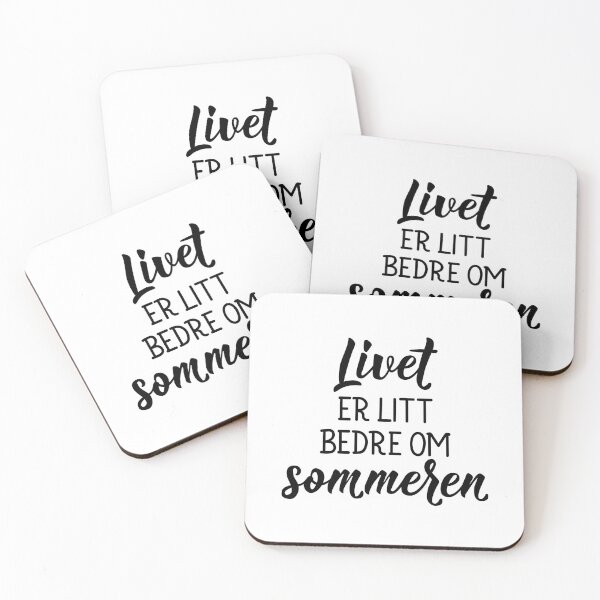 Item preview, Livet er litt bedre om sommeren. Norwegian text: Life is a little better in the summer.  designed and sold by pidzam4e.