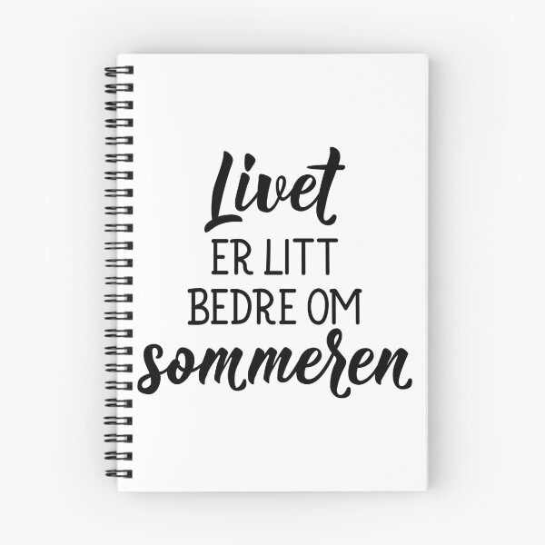 Item preview, Livet er litt bedre om sommeren. Norwegian text: Life is a little better in the summer.  designed and sold by pidzam4e.