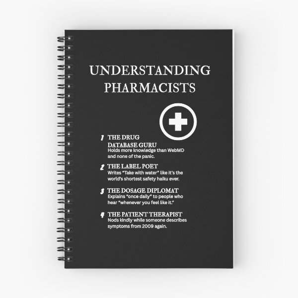 Item preview, Understanding Pharmacists – The Real MVPs of Healthcare Chaos – Black designed and sold by PsyFlow35.