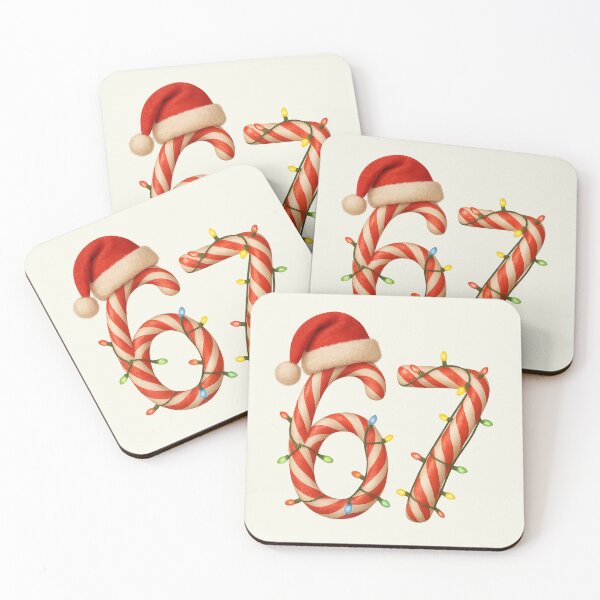 Item preview, Six Seven 6-7 Christmas Lights Santa Hat Candy Canes Vintage designed and sold by SunfullyYours.