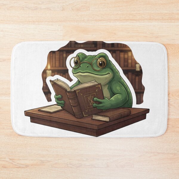 Item preview, Dark Academia Frog Reading Book Cute Cottagecore Goth designed and sold by StickyGuys.